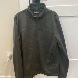 The North Face Dark Green Full-Zip Jacket